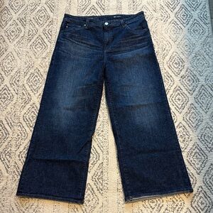 AG Saige Wide-Leg Crop Jeans Denim 31